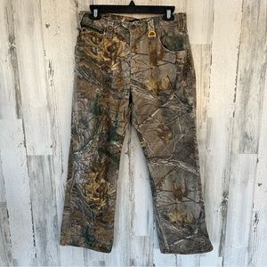 Realtree Men’s Camo Pants Size 30” Waist 100% Cotton